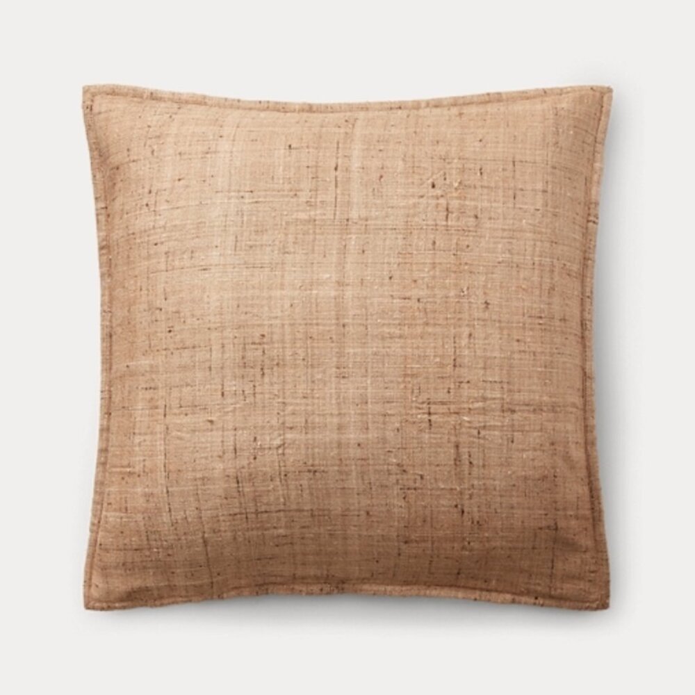 Ralph Lauren Cecily Keeton Tan European Sham